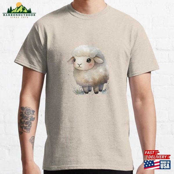 Cute Cartoon Lamb Sheep Lambs Classic T-Shirt Hoodie