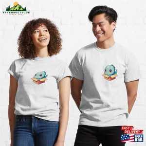 Cute Dino In A Box Classic T-Shirt Unisex