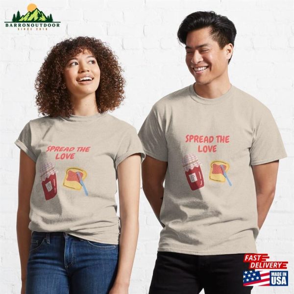 Cute Food Illustration Classic T-Shirt Unisex