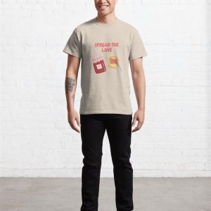 Cute Food Illustration Classic T Shirt Unisex 3