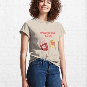 Cute Food Illustration Classic T Shirt Unisex 4