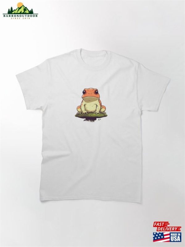 Cute Orange Forest Frog Classic T-Shirt