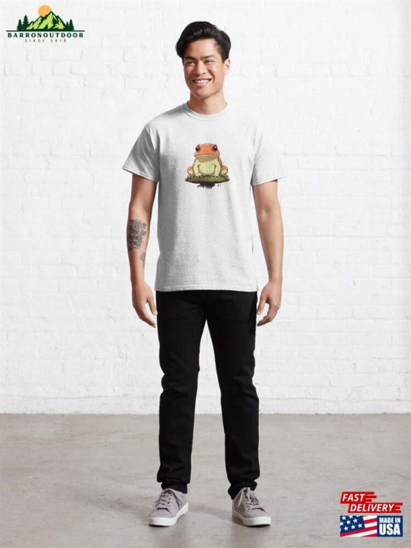 Cute Orange Forest Frog Classic T-Shirt