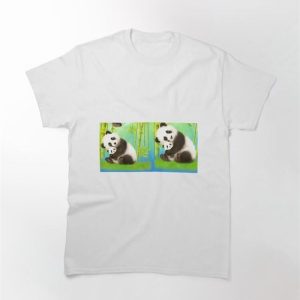 Cute Panda And Baby Classic T-Shirt Hoodie Sweatshirt