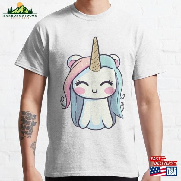 Cute Unicorn In Kawaii Style Classic T-Shirt Unisex Sweatshirt