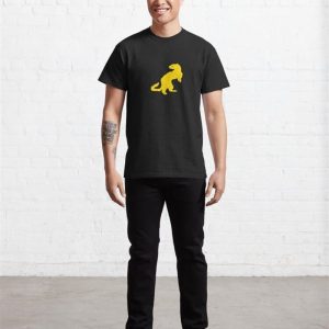 Cute Yellow Ferret Taking A Look Around On Black Background Classic T Shirt Hoodie Sweatshirt 4