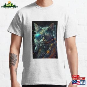 Cyber Cat Classic T-Shirt Sweatshirt