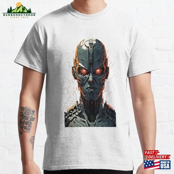 Cyborg Face Classic T-Shirt