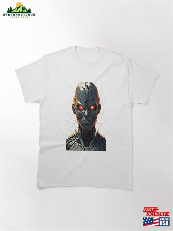 Cyborg Face Classic T-Shirt