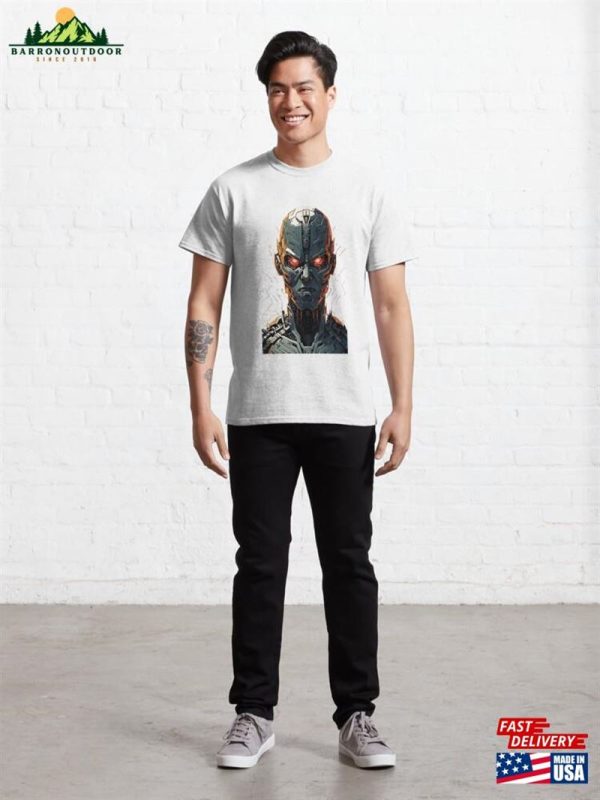 Cyborg Face Classic T-Shirt