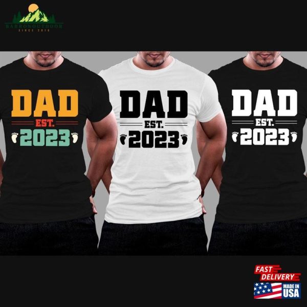 Dad Est 2023 Shirt American New Unisex Hoodie