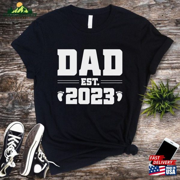 Dad Est 2023 Shirt American New Unisex Hoodie