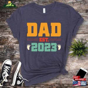 Dad Est 2023 Shirt American New Unisex Hoodie 3