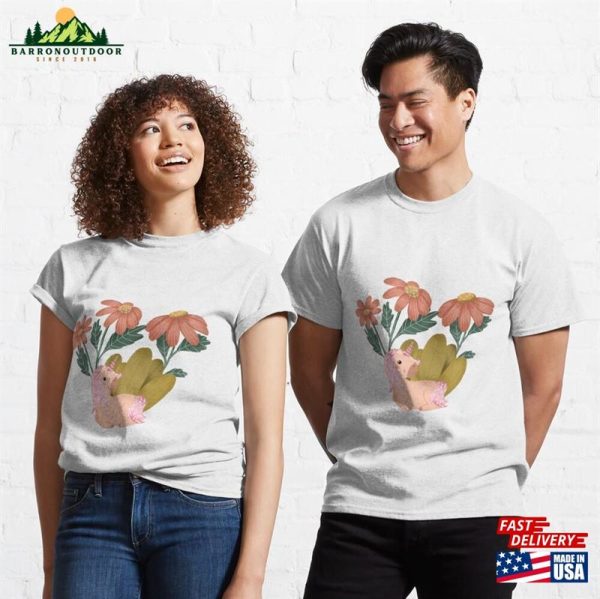 Daisy Unicorn Illustration Classic T-Shirt Unisex