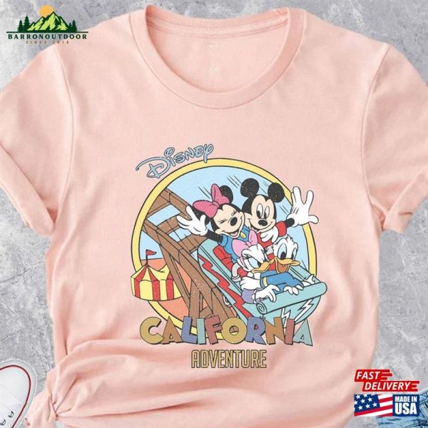 Disney California Adventure Shirt Mickey And Minnie Disneyland Hoodie Classic