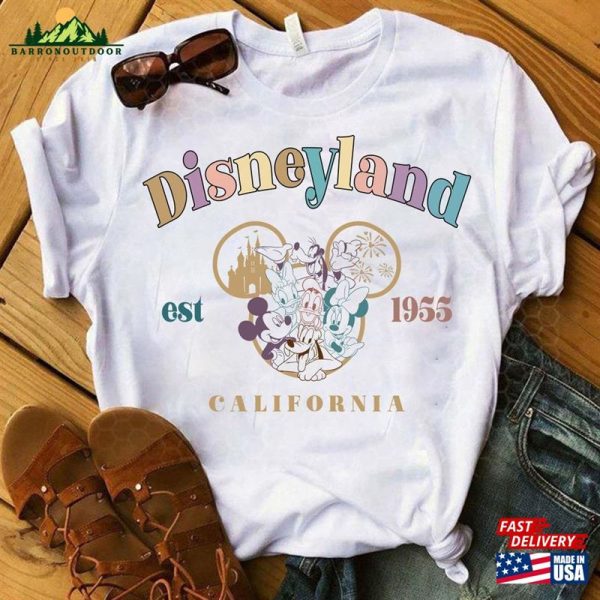 Disneyyland Est 1955 California Shirt Walt Disneyy World Mickey And Friends Vacation 2023 Unisex T-Shirt