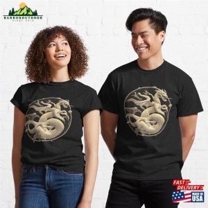 Dragon Gold Classic T Shirt Hoodie 3