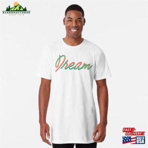 Dream Type Typography 3D Text Effect Sticker Long T-Shirt Sweatshirt