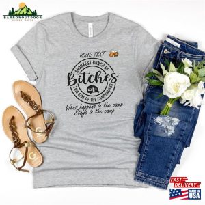 Drunkest Bunch Of Bitches Camping Shirt T Shirt 2023 Family Sweatshirt 4