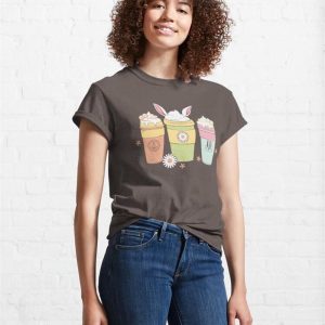 Easter Latte Coffee Caffeine Lover Classic T Shirt Unisex Hoodie 4