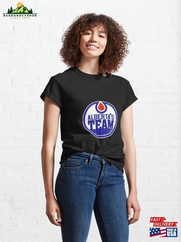 Edmonton Oilers Alberta Logo Classic T-Shirt Unisex Hoodie