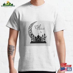 Eid Mubarak Creative Design Classic T-Shirt Hoodie