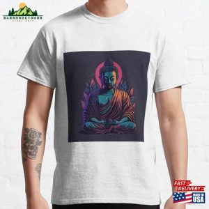 Enlightened Serenity Tranquil Buddha Design For Mindful Souls Classic T-Shirt Hoodie