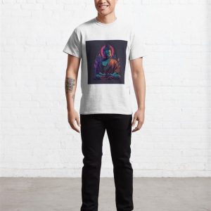 Enlightened Serenity Tranquil Buddha Design For Mindful Souls Classic T Shirt Hoodie 3