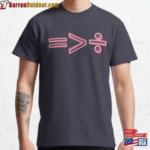 Equality Is Greater Than Division Math Sign Unisex T-Shirt