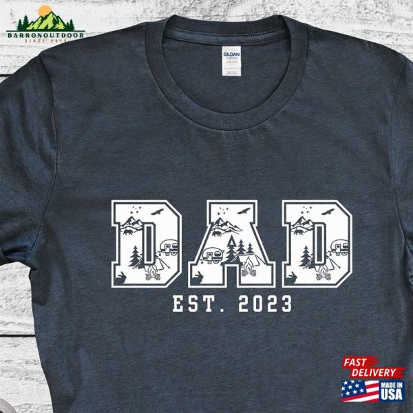 Est 2023 Dad T-Shirt Camping Shirt Hoodie