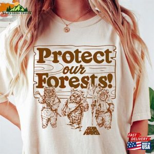 Ewoks Protect Our Forests Camp Star Wars T-Shirt Classic