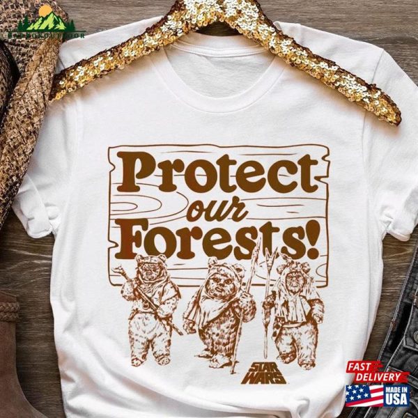 Ewoks Protect Our Forests Camp Star Wars T-Shirt Classic