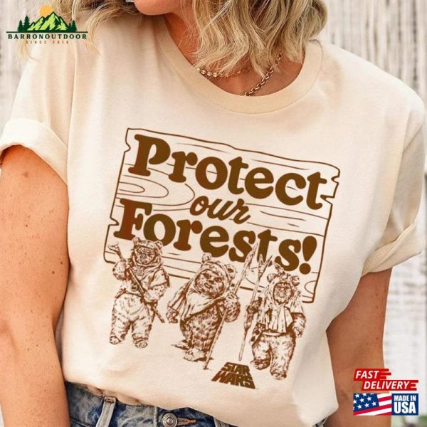 Ewoks Protect Our Forests Camp Star Wars T-Shirt Classic