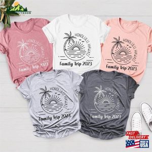 Family Beach Matching T-Shirt Custom Vacation T-Shirts Summer Camp Group Shirts Sweatshirt