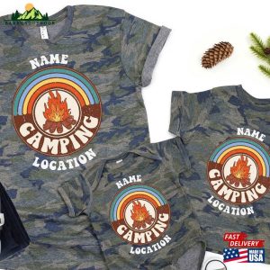 Family Camping 2023 Shirt Custom Friends Fun Crew Hoodie Unisex