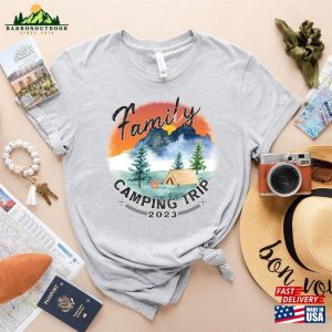 Family Camping Crew 2023 Shirts Adventure Shirt Sweatshirt Unisex