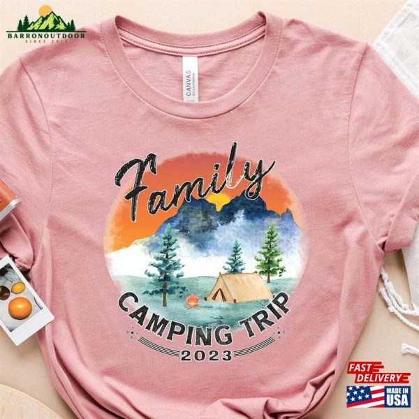 Family Camping Crew 2023 Shirts Adventure Shirt Sweatshirt Unisex