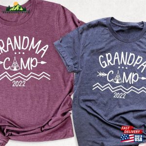 Family Camping Shirt Grandma Camp Grandpa Sweatshirt T-Shirt