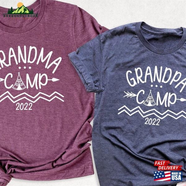 Family Camping Shirt Grandma Camp Grandpa Sweatshirt T-Shirt