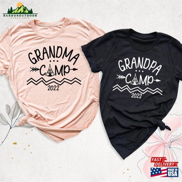 Family Camping Shirt Grandma Camp Grandpa Sweatshirt T-Shirt