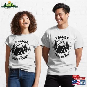 Family Camping Trip 2021 Classic T Shirt Unisex 3