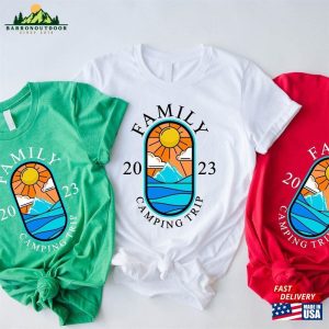 Family Camping Trip 2023 Shirt Camp Crew Hoodie T-Shirt