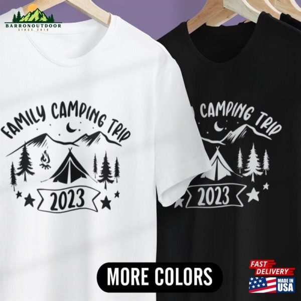 Family Camping Trip 2023 Shirt Vacation Shirts Classic Hoodie