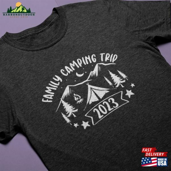 Family Camping Trip 2023 Shirt Vacation Shirts Classic Hoodie