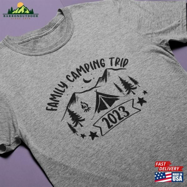 Family Camping Trip 2023 Shirt Vacation Shirts Classic Hoodie