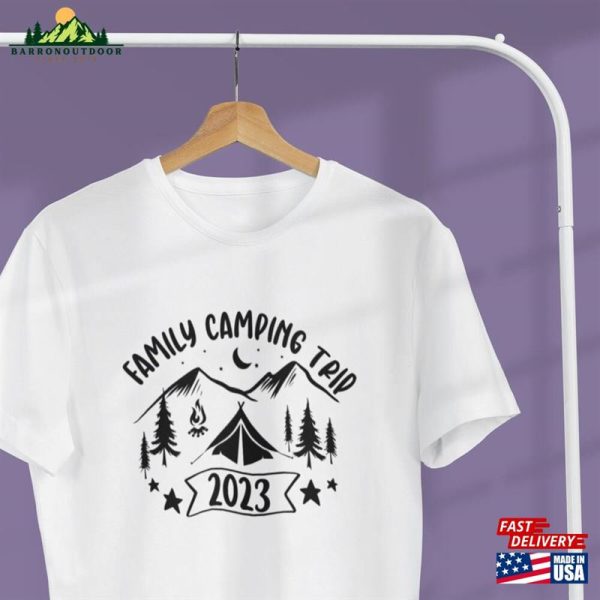 Family Camping Trip 2023 Shirt Vacation Shirts Classic Hoodie