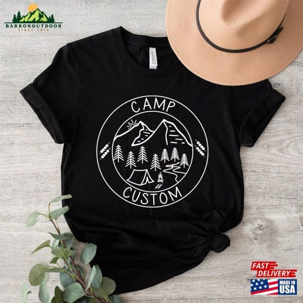 Family Camping Trip Custom Shirt 2023 Camp Shirts Unisex Sweatshirt