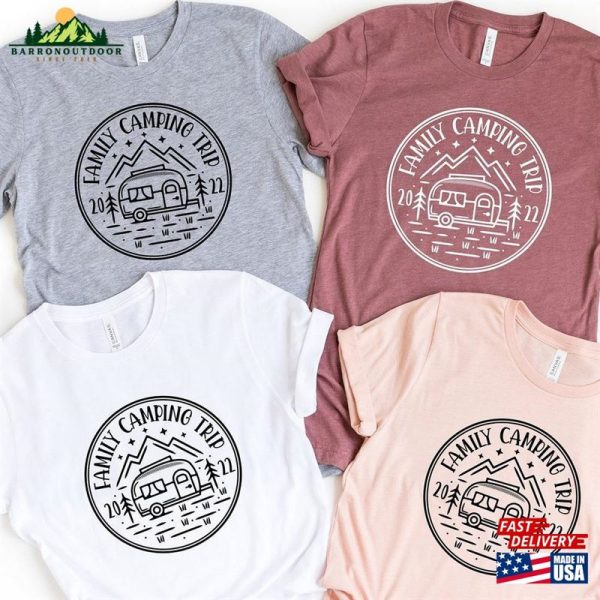 Family Camping Trip Shirt Matching Campers Travel Classic T-Shirt