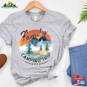 Family Camping Trip Shirt Matching Shirts Reunion Sweatshirt Classic 4