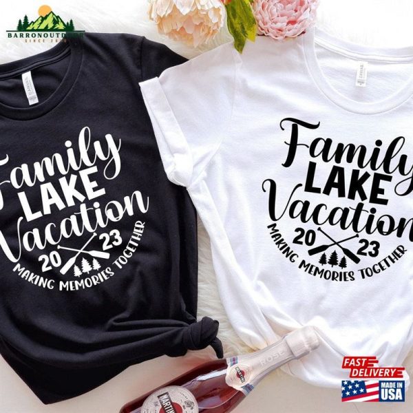 Family Lake Vacation 2023 Shirts Trip Life Unisex Hoodie